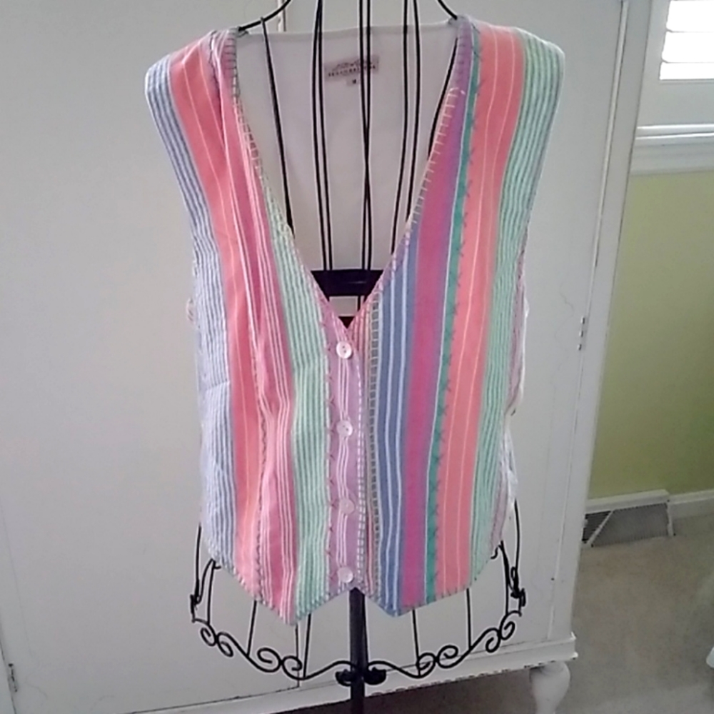 Susan Bristol Cotton Vest